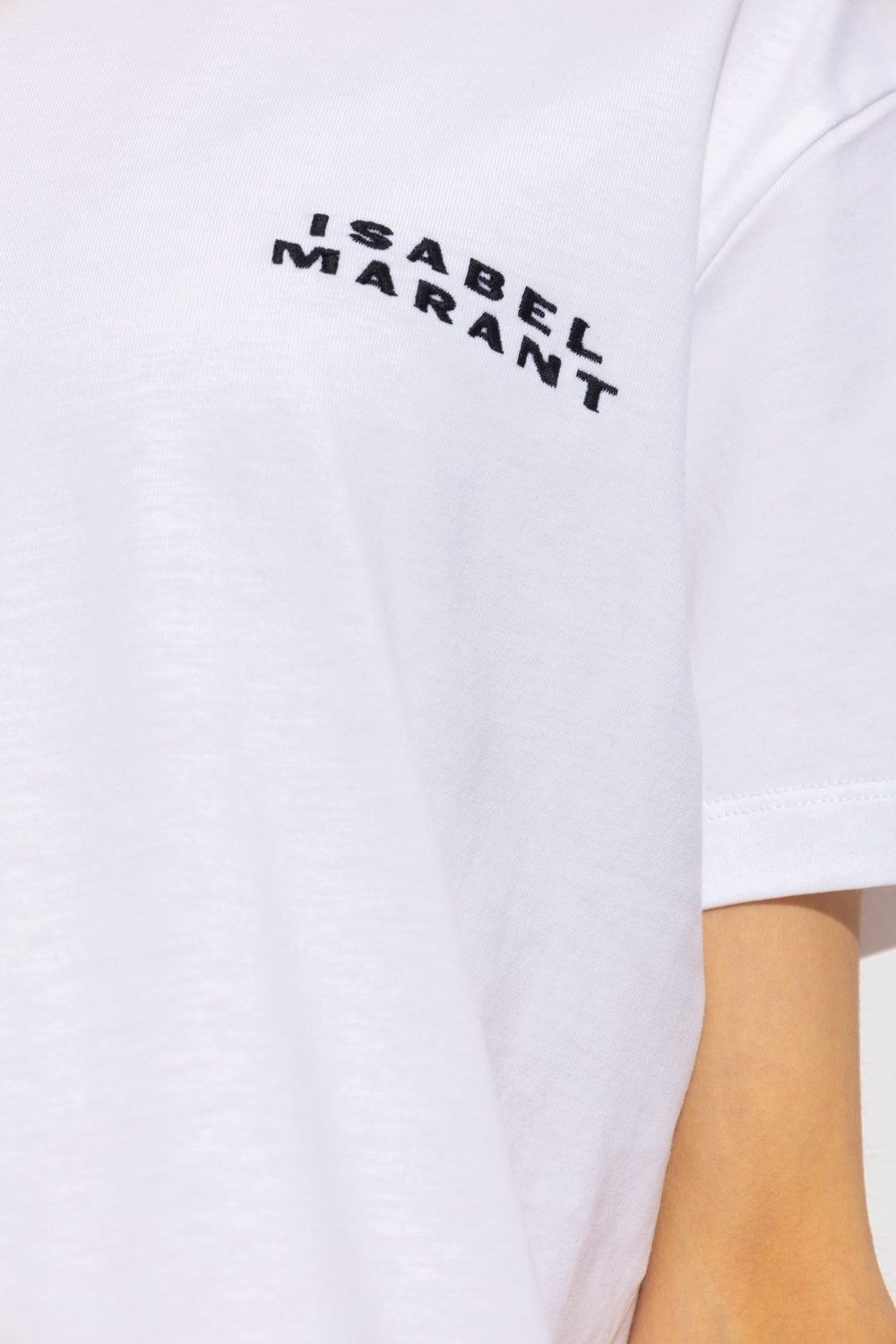 White 'Vidal' T-shirt with logo Isabel Marant - Vitkac AS